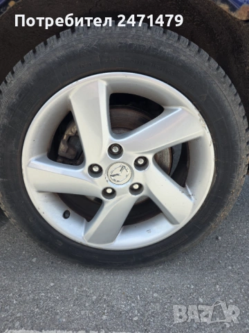Оригинални джанти за Mazda 16" 5x114.3 с Всесезонни гуми DOT 1124 (2024 г.), снимка 2 - Гуми и джанти - 54709657