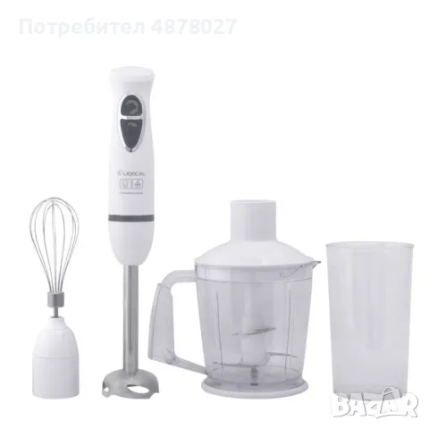 Ръчен блендер LEXICAL TOP LUX 4в1 LHB-1604; Гаранция: 2 години., снимка 4 - Други - 55539000