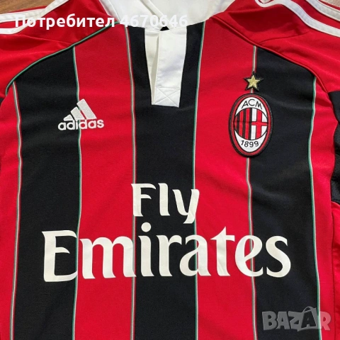 Тениска AC Milan Filippo Inzaghi , снимка 4 - Футбол - 54656469