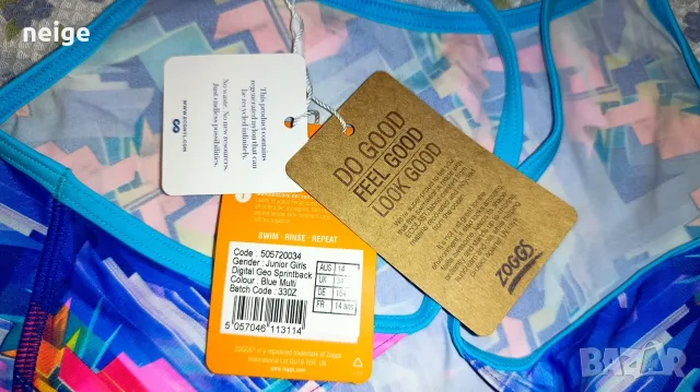ZOGGS нови бански за момиче (13-14 г), снимка 8 - Детско бельо и бански  - 55637008