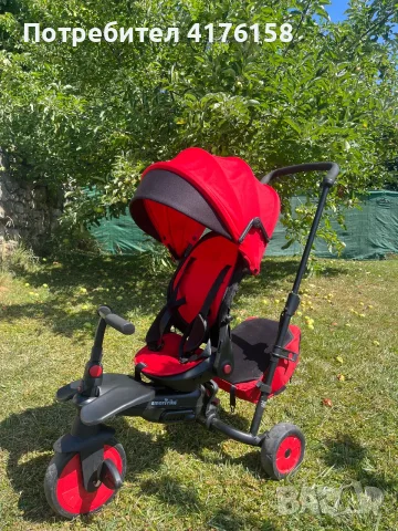 Детска триколка SmartTrike – червена, в отлично състояние