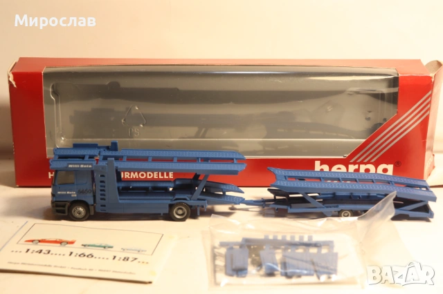 HERPA H0 1/87 MERCEDES WILLI BETZ АВТОВОЗ КАМИОН МОДЕЛ