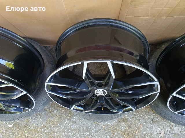 Джанти за Шкода 5x112x8J18ет45, снимка 6 - Гуми и джанти - 55066053