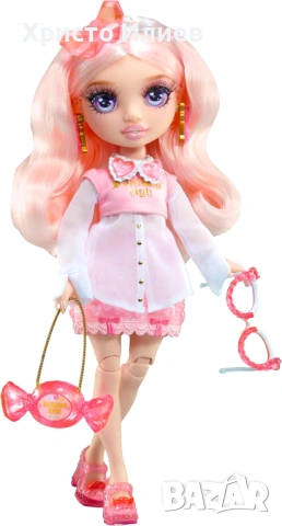 Кукла Rainbow High Creative Crystals - Bella Parker 28см, снимка 5 - Кукли - 54023022