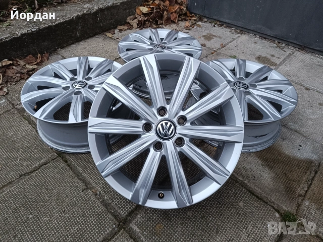 ОРИГИНАЛНИ джанти 17' цола 5x112 ФОЛКСВАГЕН / VW Touran GOLF 57,1 ET52, снимка 2 - Гуми и джанти - 55155306
