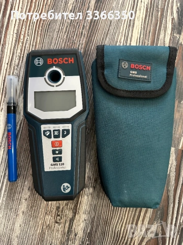 Детектор BOSCH GMS 120, снимка 2 - Измервателни инструменти - 54745509