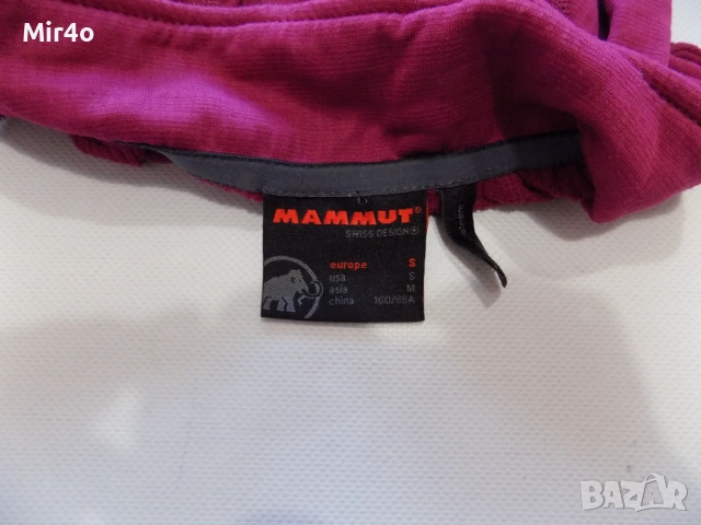 блуза mammut фанела горнище яке екип елек туризъм планина дамска спорт оригинал S, снимка 6 - Спортни екипи - 51190710
