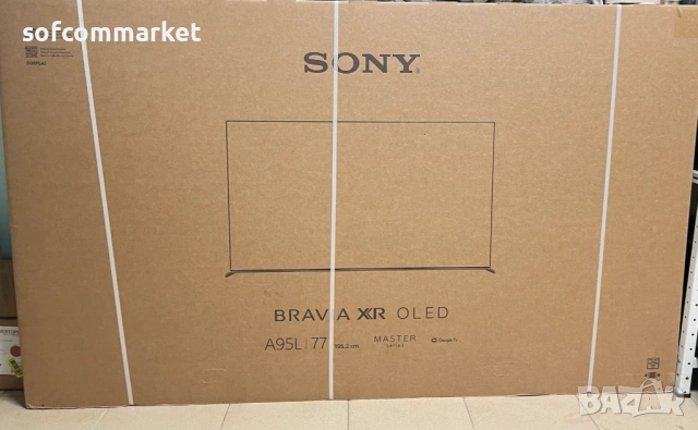 Телевизор Sony 77" XR-77A95L | Флагман QD-OLED | ЗАПЕЧАТАН ФАБРИЧНО, снимка 2 - Телевизори - 54866875
