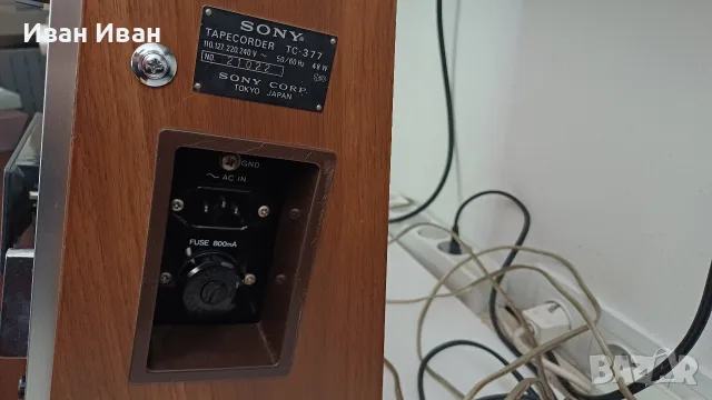 Магнетофон SONY-TC-377, снимка 7 - Декове - 55432118