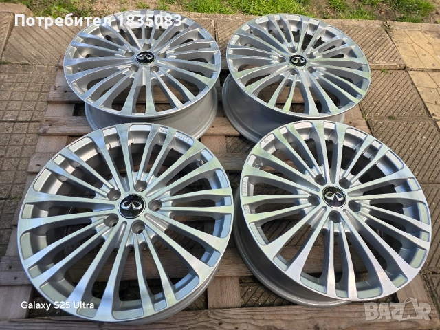 Лети джанти 18ки 5х112 Infiniti, снимка 3 - Гуми и джанти - 54478422