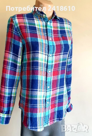 POLO Ralph Lauren Classic Fit 100% Лен / Womens Size M НОВО! ОРИГИНАЛ! Дамска Ленена Риза!, снимка 12 - Ризи - 54294344