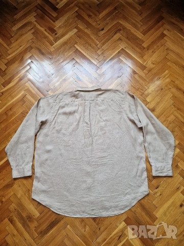 Страхотна мъжка ленена риза POLO RALPH LAUREN размер 3XL ,100% лен , снимка 7 - Ризи - 54965432