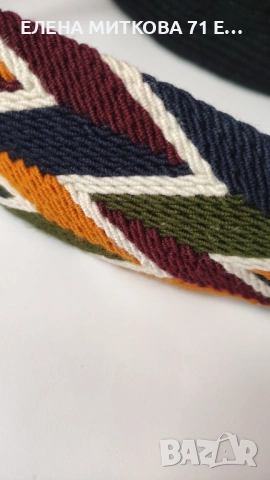 Mochila Wayuu колумбийска ръчно изработена тъкана дамска чанта среден размер, снимка 9 - Чанти - 54139920