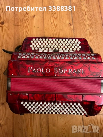 акордеон PAOLO SOPRANI, снимка 2 - Акордеони - 55102467