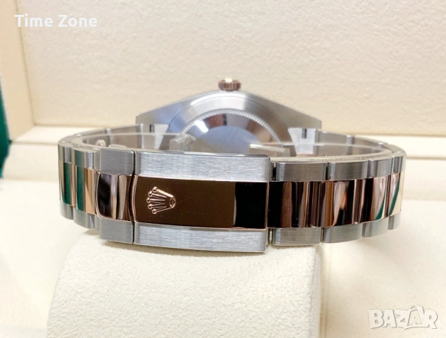 Rolex Datejust 41mm Two-Tone Rose Gold Wimbledon Dial Automatic Различни Варианти, снимка 5 - Мъжки - 54051793