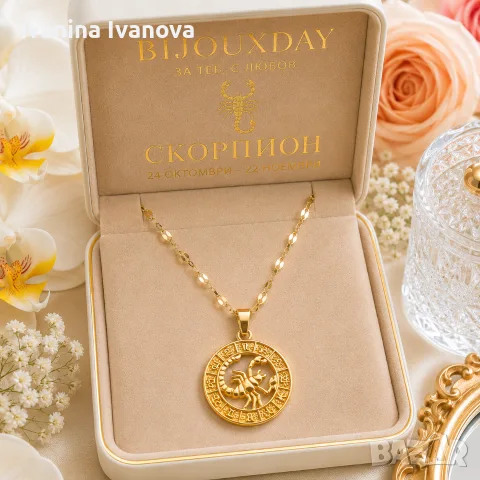 Колие със зодия , снимка 5 - Подаръци за жени - 55667408