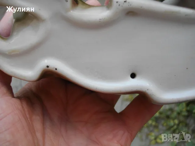 СТАР ПОРЦЕЛАН КУЧЕ НЕМСКА ОВЧАРКА МАРКИРАН , снимка 7 - Антикварни и старинни предмети - 55670005