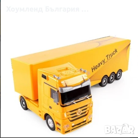 Голям детски камион тир с дистанционно управление, снимка 5 - Коли, камиони, мотори, писти - 54453724