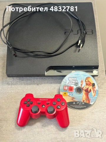 PS3 Slim (ХАКНАТ) + GTA V , снимка 4 - PlayStation конзоли - 54700190