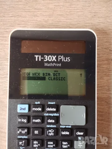 Texas Instruments TI-30X Plus MathPrint калкулатор, снимка 7 - Ученически пособия, канцеларски материали - 55578380