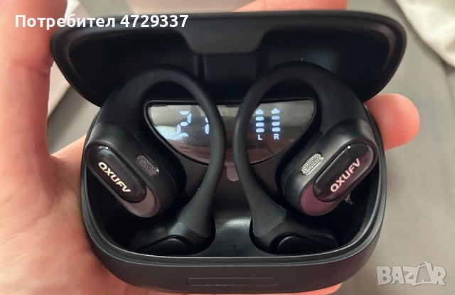 ЧИСТО НОВИ Спортни Bluetooth 5.4 Слушалки QX68 – Open-Ear, 48ч. батерия
