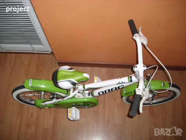 Изгодно.АЛУМИНИЕВ ДРАГ/DRAG 16" детски велосипед,колело с помощни колела.Промо цена, снимка 7 - Детски велосипеди, триколки и коли - 55070802