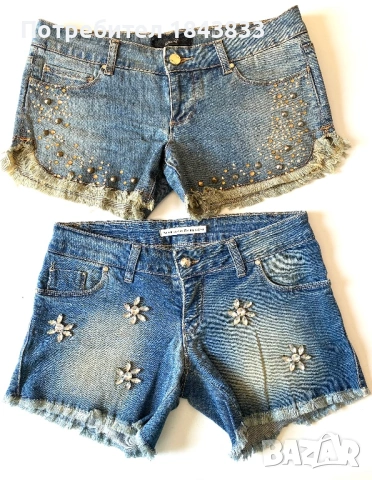 Италиански къси дънки размер M
