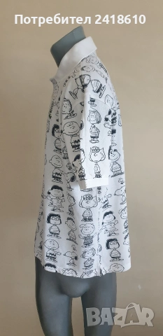 Lacoste X Peanuts Unisex Limited Pique Cotton Classic Fit  Size 4 - M НОВО! ОРИГИНАЛ! Мъжка Тениска!, снимка 5 - Тениски - 55137711