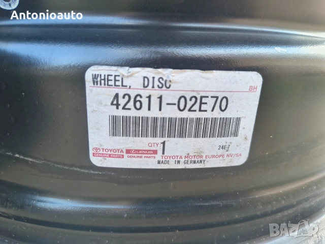 5х114.3 - 16 цола Toyota Auris 5x114.3 Toyota Corolla 5 x 114.3 / 5 x 114,3 Toyota Avensis 5x114,3, снимка 10 - Гуми и джанти - 54692672