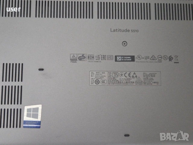 8GB RAM Core i3-10110u 128GB SSD NVMe 15.6" лаптоп Dell Latitude 5510, снимка 6 - Лаптопи за работа - 54957086