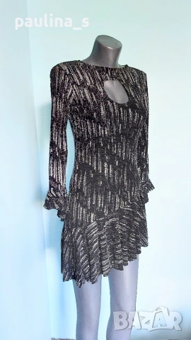 Три различни броя / Уникална рокля "MYBC"(вълна), Burda и Sparkling dress, снимка 17 - Рокли - 36473533