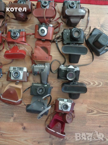 Продавам Голям лот от 14 бр. Ретро  Фотоапарати (Zenit, Olympus, Agfa, Смяна 2, 4, 6, 8) , снимка 4 - Фотоапарати - 54685930