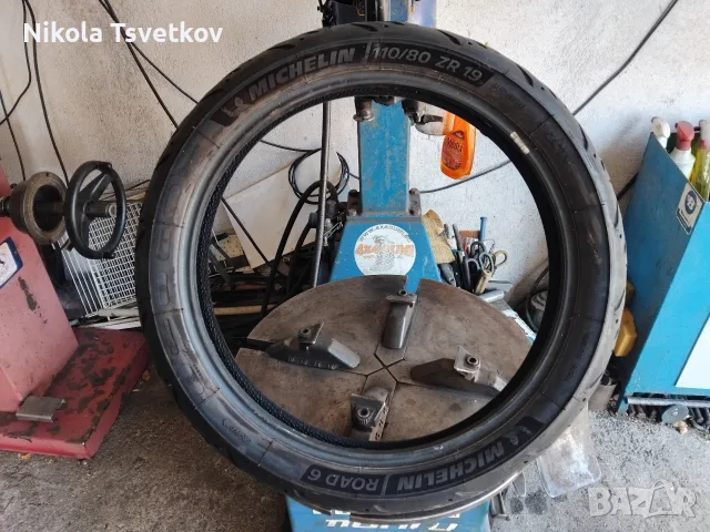 110/80ZR19 Michelin Road6, снимка 2 - Гуми и джанти - 40758028