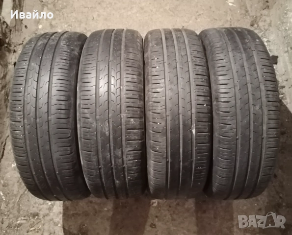 Продавам 4 броя Летни Гуми 195.65.15 дот 2020 Контентал 