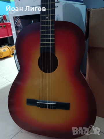 Класическа китара Paldin – 4/4, sunburst дизайн, снимка 2 - Китари - 54439805