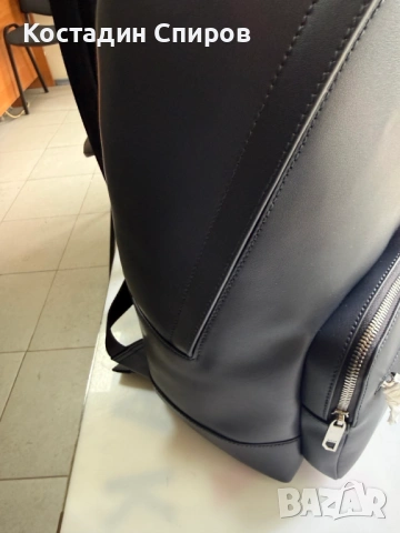 кожена раница Bally, модел Harys, снимка 6 - Раници - 54482000