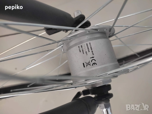 Продавам колела внос от Германия алуминиев велосипед BTW ELOPS 920 динамо главина, снимка 8 - Велосипеди - 54042679