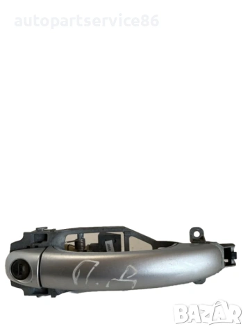 Външна дръжка за предна дясна врата, сребриста за Volkswagen Touareg (08-2010) 7L0839886B