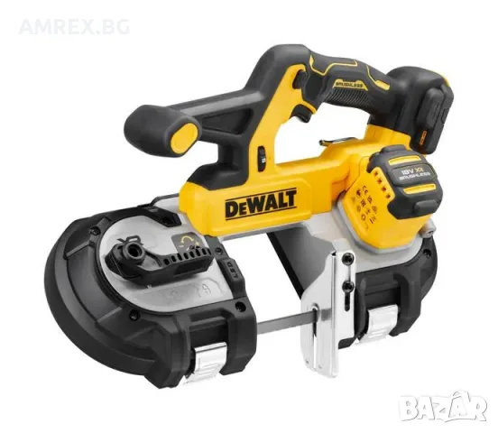 Акумулаторен лентов трион DeWALT 18V XR – Brushless, 63 мм, SOLO