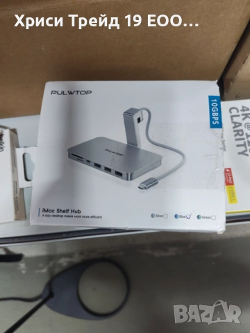 USB-C Хъб за iMac PULWTOP – 10Gbps скорост и елегантен дизайн