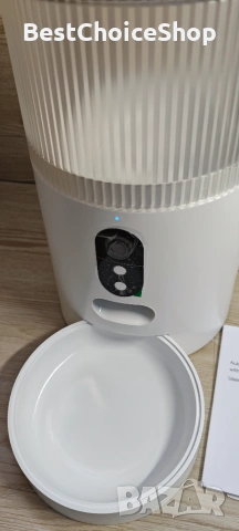 Faroro автоматична хранилка за котки с камера 3MP HD видео – WiFi контрол, снимка 3 - За котки - 55125754