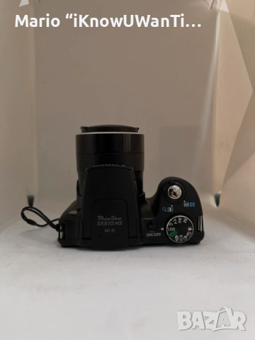 ФОТОАПАРАТ - Canon PowerShot SX510 HS – 30x Zoom Camera, снимка 2 - Фотоапарати - 54541551