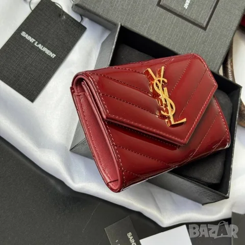 Saint Laurent Monogram Small Envelope Wallet , снимка 3 - Портфейли, портмонета - 55417589