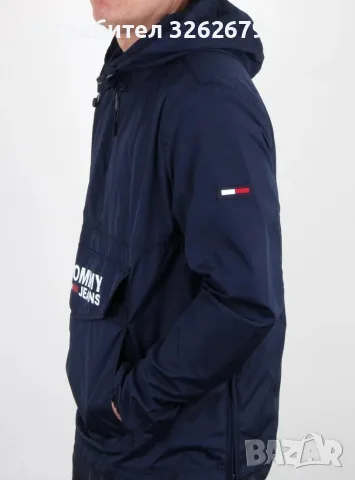 Tommy Hilfiger оригинална ветровка анурак размер М , снимка 5 - Спортни дрехи, екипи - 55688956