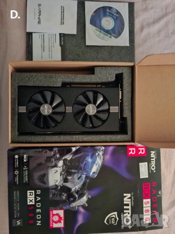 Продавам видео карта rx 580 8gb