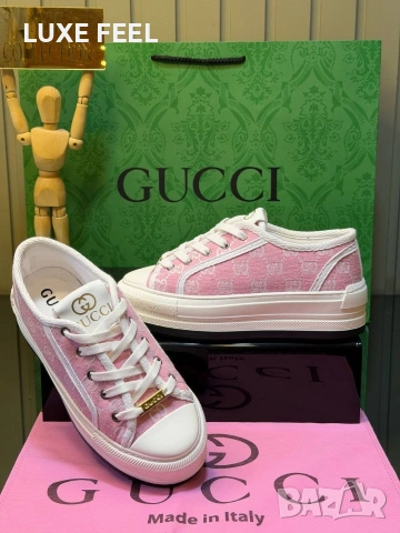 Gucci ⚜️Дамски Кецове , снимка 4 - Кецове - 54949207