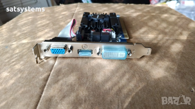 Видео карта NVidia GeForce Gigabyte GT610 HDMI 2048MB GDDR3 64bit PCI-E, снимка 2 - Видеокарти - 54568581