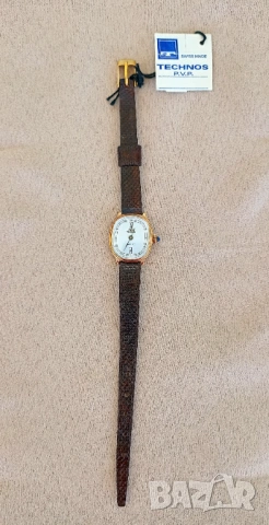 Швейцарски часовник Technos Ellipse (NOS / Нов) — калибър ETA 2512 (като при Cartier Tank), снимка 5 - Дамски - 54722867
