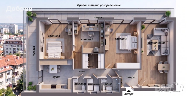 140кв.м 5 стаен/до ТУ-ВАРНА/кв.Левски, снимка 18 - Апартаменти - 54391937