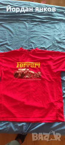 Винтидж оригинална тениска Ferrari F1 (1999 г.) – Размер XXL – Червена, снимка 3 - Тениски - 55367592